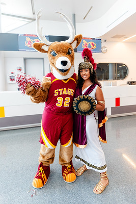 CMC Stag and Athena Mascots